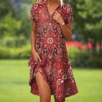Firi | Chic Elegant Dress - Red (Almost sold out)