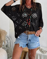 THE SILVINA - TOP - Black