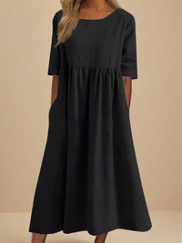 Miranda | Classic Sleeve Dress - Black