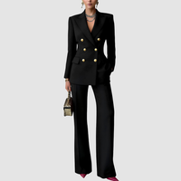 Ysabel™ Elegant Tailored Set | Powerful Tailoring with Modern Elegance - Black