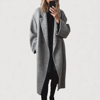 NADIA | Classic Wool Coat - Grey