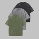 Black-Grey-Army Green