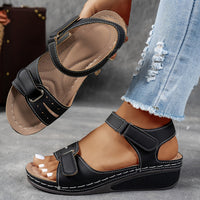 Janet | Orthopedic Comfort Flex Sandals - Black