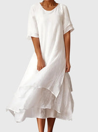 April™ | Elegant Dress - White
