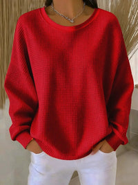 LUCILLE | Classic Sweater (Restocked) - Red