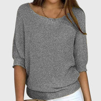 Sofia™ - Elegant Sweater - Gray