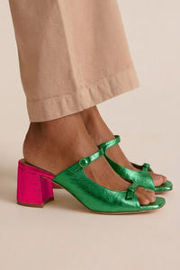 Rita - Riviera Elegance Sandals - Light Green