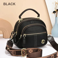 Gaia | Mini Chic Crossbody Shoulder Bag - Black