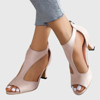 Refined Comfort Heels - Pink