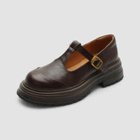 Lyxandra | Orthopedic Mary Jane Shoes - Brown