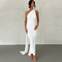 Margot™| Elegant Sleeveless Evening Halter Bodycon Dress - White