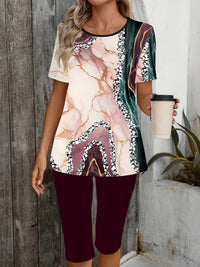 Luna™ | Printed Two-Piece Stretch Set - Mixed colors