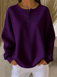 LORRAINE | Classic Top - Dark Purple