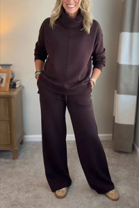 Farah™ Comfortable Set | Coordinated Top and Pants - Purple