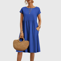 Mirabel™ | Elegant Spring Dress - Ocean Blue