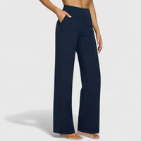 Jasmynne | Women Comfortable Pants - Dark Blue