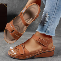 Janet | Orthopedic Comfort Flex Sandals - Brown