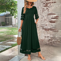 Aubrey™ | Flattering Tummy-Smoothing Midi Dress - Green