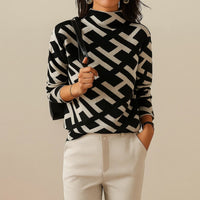 Vaeni | Elegant Sweater - Black