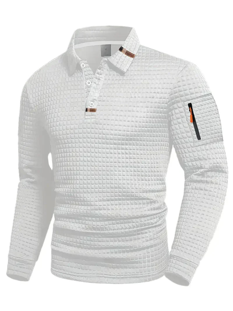 Aaron™ | Classic Polo Shirt with Sleeve Pocket