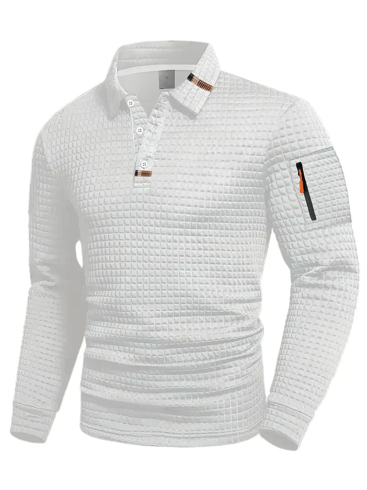 Aaron™ | Classic Polo Shirt with Sleeve Pocket