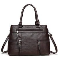 Eleanor | Women Leather Tote Bag - Espresso