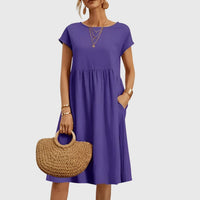 Mirabel™ | Elegant Spring Dress - Purple