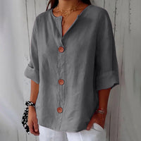 Julia™ | Loose-fitting Summer Blouse (Restocked) - Gray