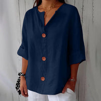 Julia™ | Loose-fitting Summer Blouse (Restocked) - Blue