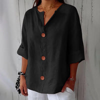Julia™ | Loose-fitting Summer Blouse (Restocked) - Black