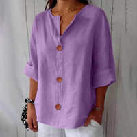 Julia™ | Loose-fitting Summer Blouse (Restocked) - Purple