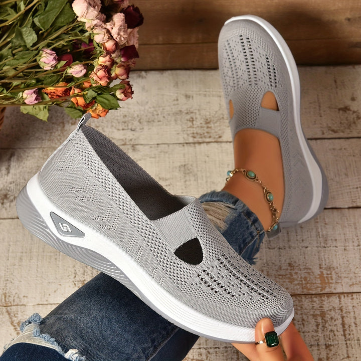 Dorothy | Breathable Knit Slip-On Sneakers