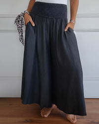 Lorraine | Comfortable pants with elastic waist - Gray