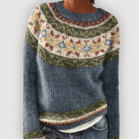 LUCY – SHEEP KNIT JUMPER - Meadow Bloom