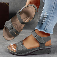 Janet | Orthopedic Comfort Flex Sandals - Grey