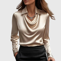 Elaine™ | Elegant Everyday Blouse - Gold