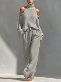 Alessia | Off-Shoulder Two-Piece - Grey