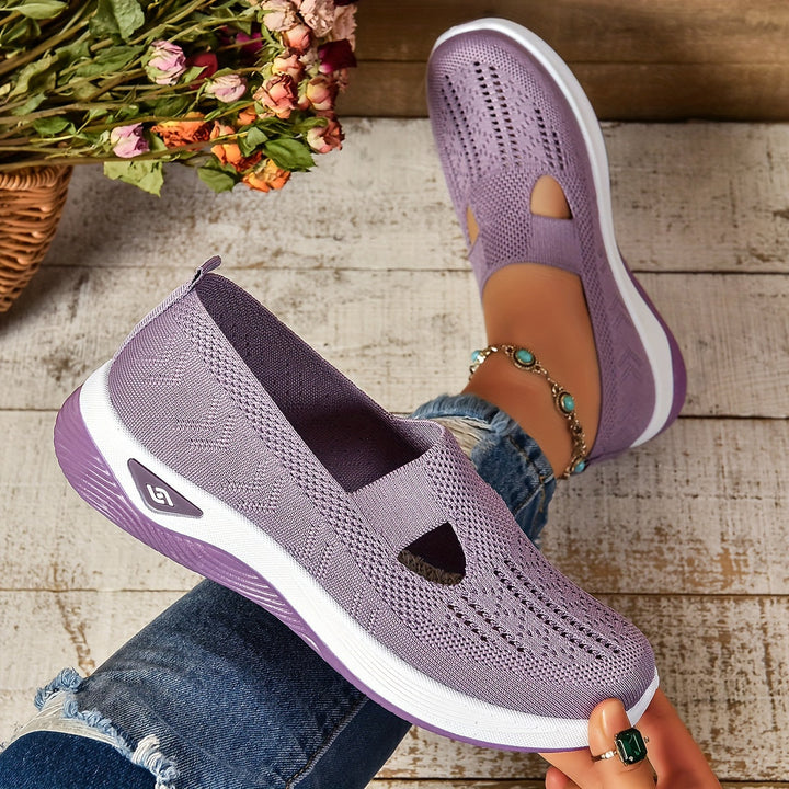 Dorothy | Breathable Knit Slip-On Sneakers