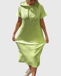 Marlowe™ | Casual Hoodie Dress - Green