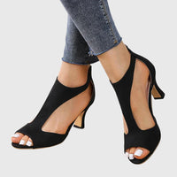 Refined Comfort Heels - Black