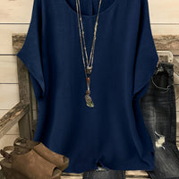Sienna™ | Effortless Summer Top - Blue Navy
