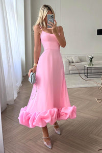 Mila™ | Elegant Flowing Dress - Pink