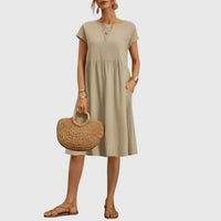 Mirabel™ | Elegant Spring Dress - Beige