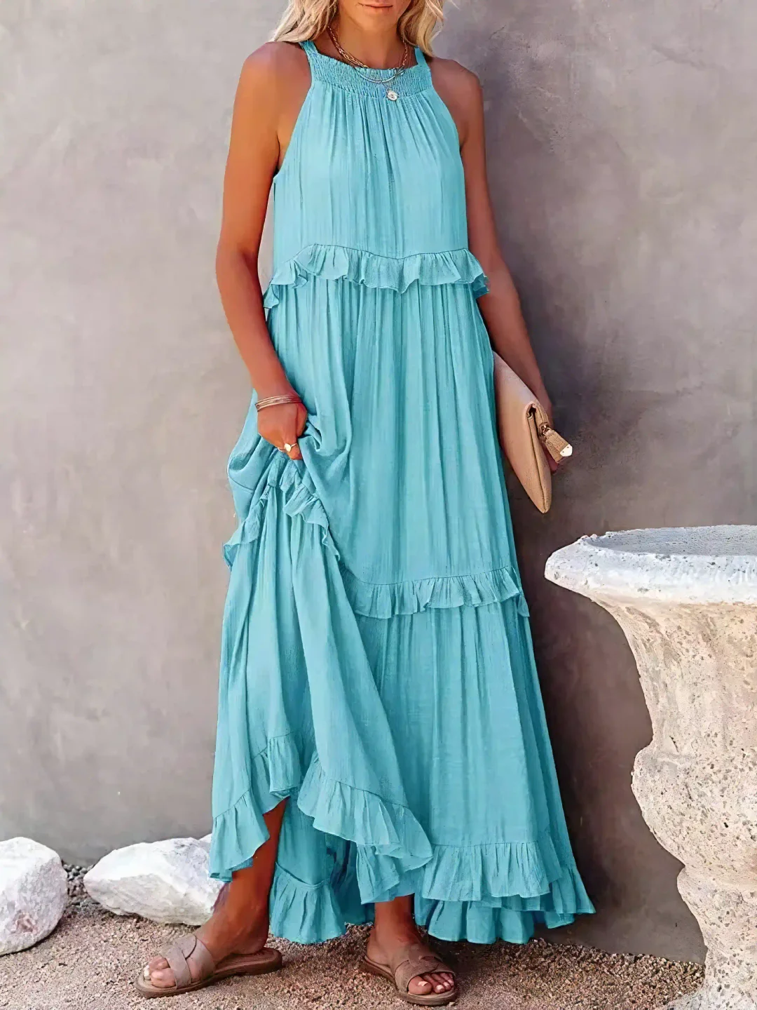 Cherry™ | Flow & Flutter Women Maxi Dress