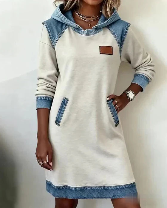 Lunariae – Casual Winter Hoodie Dress