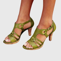 Carla™ | Orthopedic Heels - Galway Green