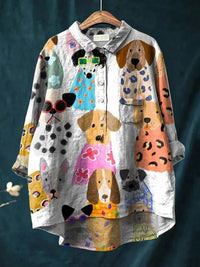 SCARLETTE™ - Dog Art Shirt - S