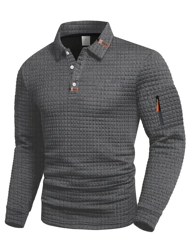 Aaron™ | Classic Polo Shirt with Sleeve Pocket