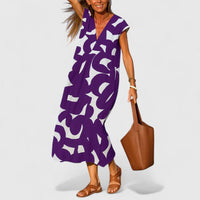 Lysandra | Sophisticated Women Maxi Dress - Purple