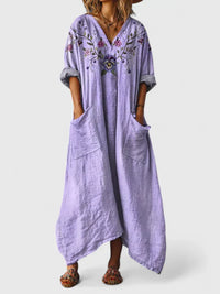 Mariana | Elegant Dress - Purple